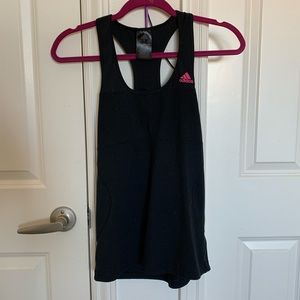 black adidas active tank top